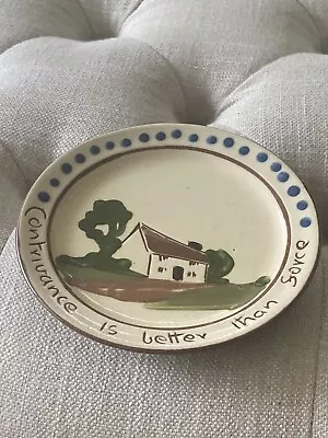 Buy Devon Torquay Motto Ware Pottery Small 5.5” Plate • 5.99£
