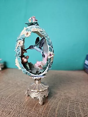 Buy Franklin Mint House Of Faberge Humming Bird In The Garden Egg On Stand • 8.99£