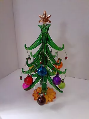 Buy Pier 1 Imports Blown Glass Tree Wine Charm Set Christmas Ornaments 7  High • 13.98£