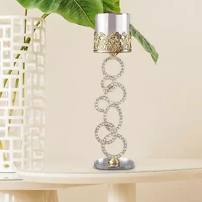 Buy Candle Holders Home Decoration Ornament Decorative Glass Crystal Candlestick • 14.20£