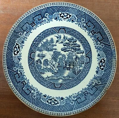 Buy Arklow Willow Pattern Ireland 1930s / 1940s Saucer Blue And White For Tea Cup 6  • 5£