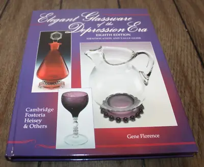 Buy Vtg 1999 Collector Book HC Elegant Glassware Of The Depression Era Lot Jr • 11.64£