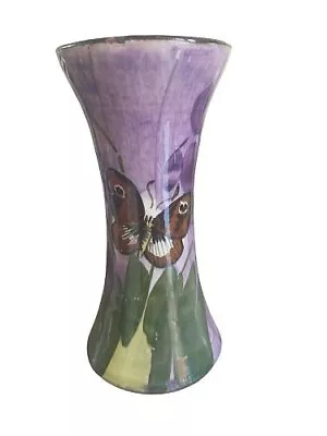 Buy Watcombe Pottery Waisted Vase With Butterfly Decoration • 12£