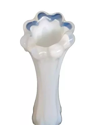 Buy Fostoria Heirloom Bud Vase White Vaseline Glass Dainty 6 1/2  MINT • 73.62£
