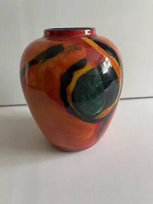 Buy Poole Pottery 6” Vase / Volcano / Delphis. Stunning • 32.99£