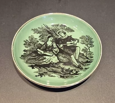 Buy Charming Vintage Gray's Pottery Green Decorative Pin Dish • 9.95£