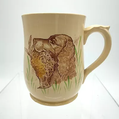 Buy Vintage Wade Harvest Ware  Dog & Pheasant  Ceramic Mug/Tankard 5 Ins Tall 500 Ml • 10£