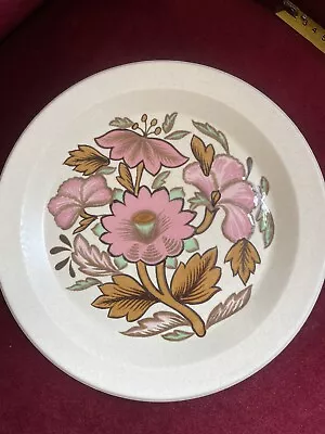 Buy Vintage Royal Worcester Palissy Pink Lotus Blossom Dinner Plate Retro 70s • 4.99£