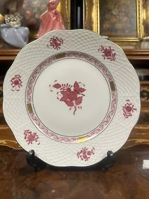 Buy VTG Herend Hungary CHINESE BOUQUET Raspberry Salad Plate, 8  Across • 19.99£