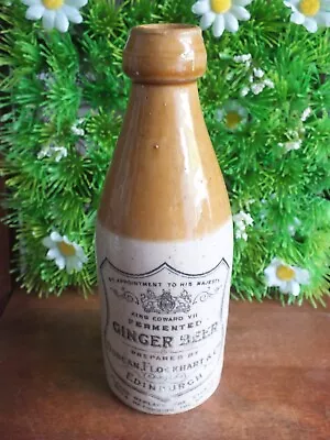 Buy Vintage Scottish Ginger Beer Stoneware Bottle Duncan Flockhart & Co Edinburgh • 12.99£