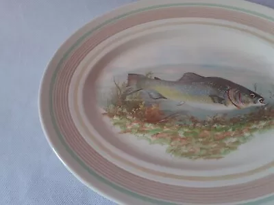Buy Woods Ivory Ware Platter 1930 Art Deco Thomas Wood Fish Vintage Tableware • 16.99£