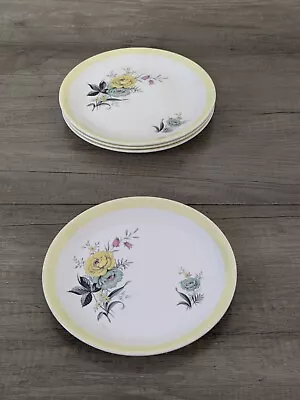 Buy Alfred Meakin Vintage Floral 4 Side Plates  Fine Bone China • 10.99£