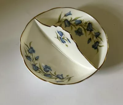 Buy Vintage Crown Staffordshire Bluebell Bone China Trinket Jewellery Dish • 8.99£