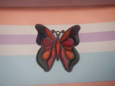 Buy Handmade Stained Glass Effect Leaded Suncatcher  Butterfly  • 9.99£