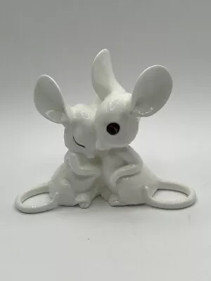 Buy Vintage Royal Osborne White Bone China Mice Figurine (1404) • 32.68£