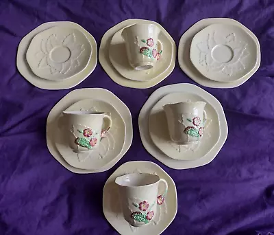 Buy Carltonware Cups Saucers +Tea Plates Part Tea Set Yellow Primula • 20£
