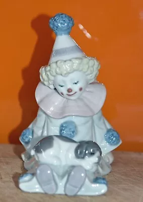 Buy Lladro Porcelain Clown Figure With Puppy No 5277 Unboxed 12cms High • 12£