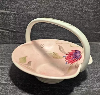 Buy Vintage Radford England Hand Painted Pottery Basket/Posy • 10£