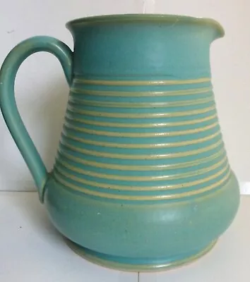 Buy Jug.  LANGLEY Studio.Large . Hand Thrown Stoneware .Approx. 7   Tall.Antique. • 22.50£