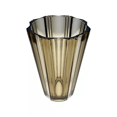 Buy French Art Deco Luminarc Smoky Quartz Glass Vase. • 45£