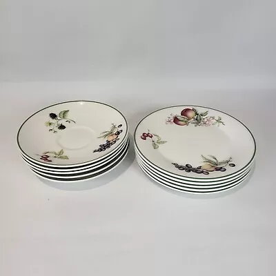 Buy M&S Marks & Spencer St Michael Ashberry 5 X Side Plates 5 X Sausers Uk English • 19.99£