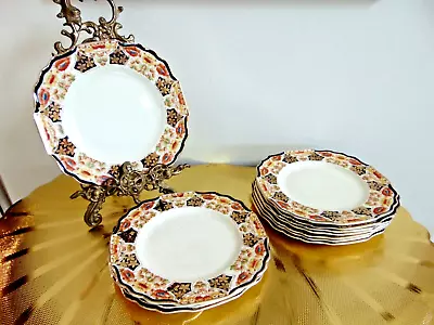 Buy Myott & Son Derbyshire England Set 6 Salad Plates 9  #7808 Derbytone-see 2nd Set • 92.26£