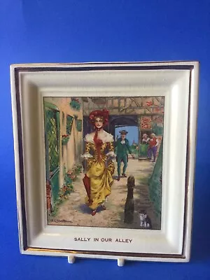 Buy Newhall Pottery Hanley England, Decorative Ceramic Plaque Sally In Our Alley • 0.99£