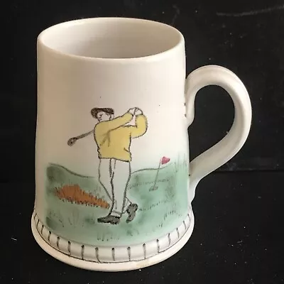 Buy Buchan Scottish Portobello Pottery Golf Tankard-Vintage Collectible-12.5 Cm High • 4.99£