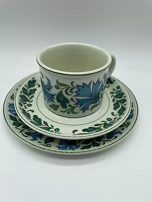 Buy Vintage Retro Midwinter Stonehenge Caprice Tea Cup - Saucer & Sideplate X 2 • 9.99£