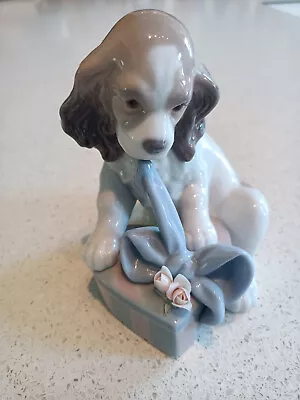 Buy Lladro  Can't Wait  Cute Dog Figurine 8312 • 50£