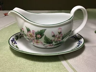 Buy Royal Worcester 1990 ‘Herbs’ China Gravy Boat And Stand Feverfew &  Marshmallow  • 5£