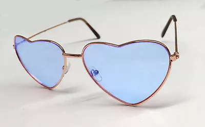 Buy Heart Shape - Glasses Sunglasses 60s 70s Hippy Lennon Fancy Dress Festival Party • 2.95£
