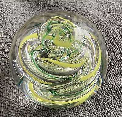 Buy A Langham Glass Paperweight Signed Paul  Miller 1970s Rare Collectable Vintage • 7.99£