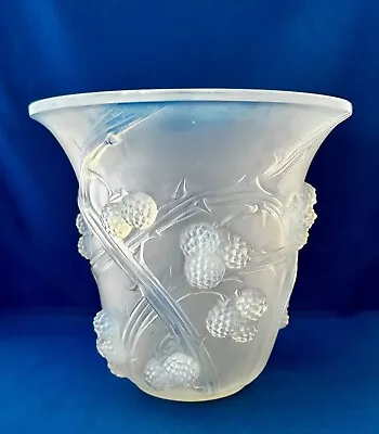 Buy Beautiful LALIQUE CRYSTAL MURES VASE Early Original Signed R.LALIQUE • 2,236.63£