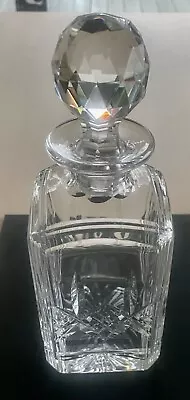 Buy Vintage Cut Glass Decanter With Stopper For Whisky Sherry Star Cut Base • 12.99£