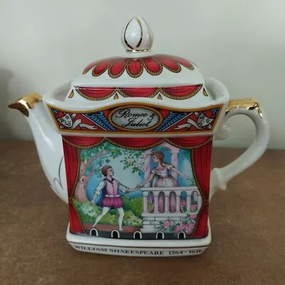 Buy Vintage, Sadler Shakespeare  Romeo And Juliet  4445 Pattern Teapot  • 17.95£