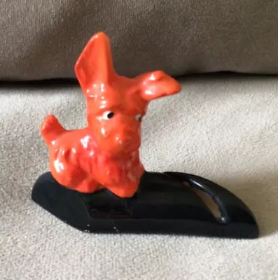 Buy Goebel Pottery Figure Of Small Tangerine Coloured Terrier Dog. Rare Model.  • 7.99£