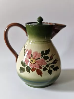 Buy Rare Vintage Watcombe Pottery Lidded Jug / Pitcher  Rambling Rose  (Damaged) • 3£