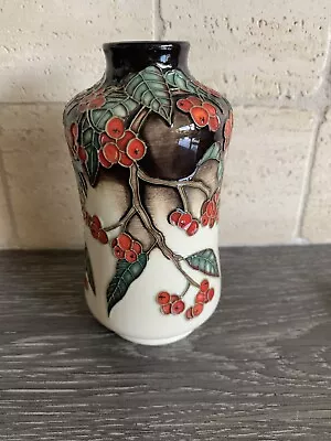 Buy MOORCROFT Cotoneaster Vase Shape 98/5 2009 Purchase From Moorcroft • 145£