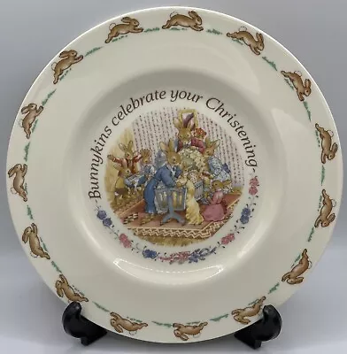 Buy Royal Doulton Bunnykins Celebrate Your Christening English Fine Bone China Plate • 14.99£