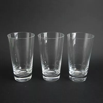 Buy Perfection By Baccarat Crystal Set Of 3 Flared Tumblers 5 5/8  MINOR FLAWS • 163.09£