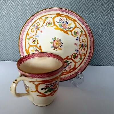 Buy  Antique Pink Floral Tea Cup And Saucer • 4£