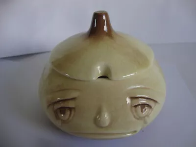 Buy Vintage Sylvac Onion Crying  Face Pot No. 516 10.5cm Small VGC Cream Brown • 15£