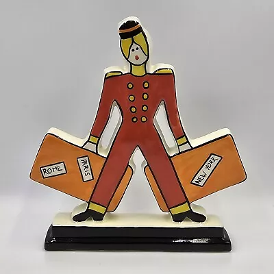 Buy Lorna Bailey Pottery Signed Limited Edition Flatback  The Bell Hop Boy  230/250 • 186.38£