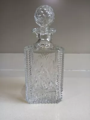 Buy Cut Glass Decanter With Stopper In Great Condition • 30£