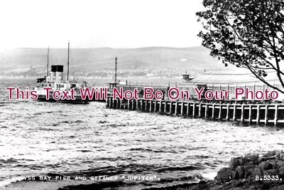 Buy SC 2104 - Wemyss Bay Pier & Paddle Steamer Jupiter, Scotland C1951 • 3.95£