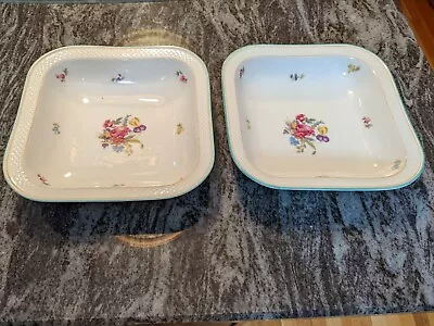 Buy Thomas Rosenthal Bowls (2) Matching Germany Square 9.5 • 74.55£