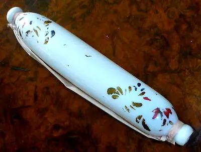 Buy Rare Antique Georgian Or Victorian Small Milk Glass Rolling Pin, Wedding Gift. • 49£