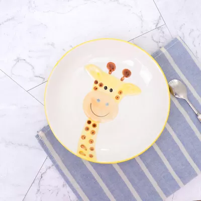 Buy  Sauce Dipping Dish Giraffe Pattern Plate Kids Dinnerware Cartoon Food • 18.88£