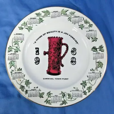 Buy International Carnival Glass Association Commemorative Plate 1968 • 6.50£